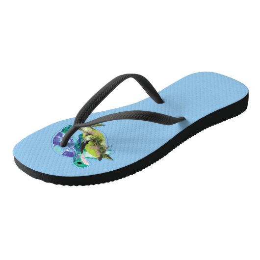 Schwimmschildkröten Badesandalen (Schrägansicht)