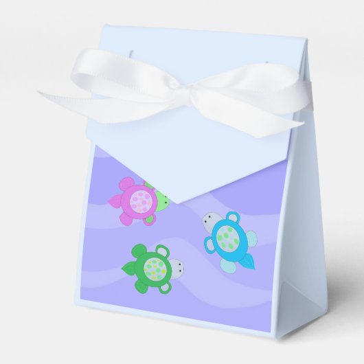 Schwimmschildkröten Geschenkschachtel (Vorderseite)