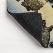Schwimmschildkröten Mousepad (Ecke)