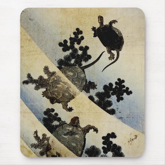 Schwimmschildkröten Mousepad (Vorne)