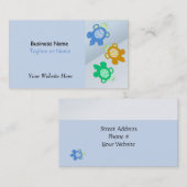 Schwimmschildkröten Visitenkarte (Vorne/Hinten)