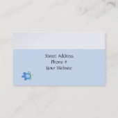 Schwimmschildkröten Visitenkarte (Rückseite)