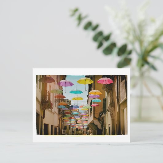 Schwimmschirme Postkarte (Stehend Vorderseite)