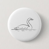 Schwimmschwan Button (Vorderseite)