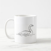 Schwimmschwan Kaffeetasse (Links)