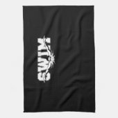 Schwimmschwimmer im Wettbewerb Sportliche Geschenk Geschirrtuch (Vertikal)