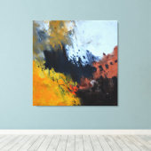 Schwimmsekunden Leinwanddruck (Insitu (Holzboden))