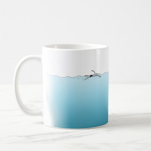 Schwimmt gehe ich kaffeetasse (Links)