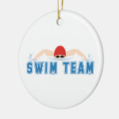 Schwimmteam Keramikornament (Links)