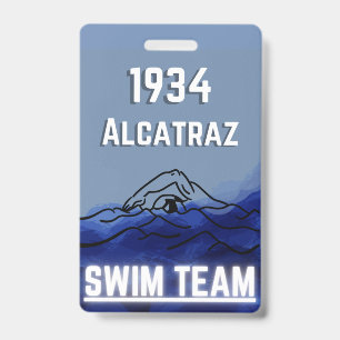 Schwimmteam-Novity-Badge Ausweis