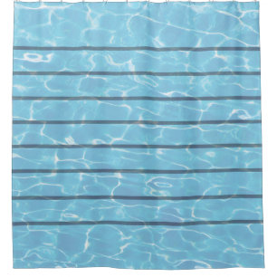 Schwimmteam-Schwimmer-Swimmingpool Duschvorhang