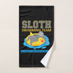 Schwimmteam Swim Team Funny Geschenk Handtuch