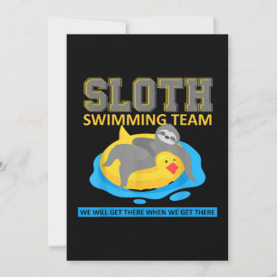 Schwimmteam Swim Team Funny Gift Feiertagskarte