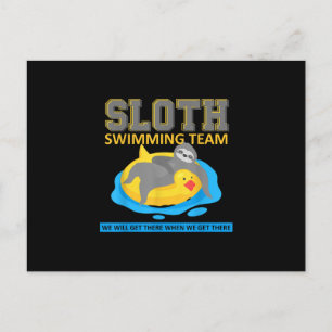 Schwimmteam Swim Team Funny Gift Feiertagspostkarte