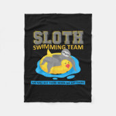Schwimmteam Swim Team Funny Gift Fleecedecke (Vorderseite)