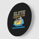 Schwimmteam Swim Team Funny Gift Große Wanduhr (Winkel)