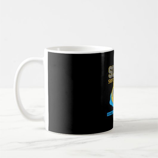 Schwimmteam Swim Team Funny Gift Kaffeetasse (Links)