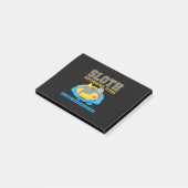 Schwimmteam Swim Team Funny Gift Post-it Klebezettel (angewinkelt)