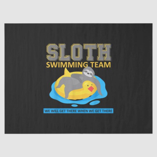 Schwimmteam Swim Team Funny Gift Seidenpapier (Vorderseite)
