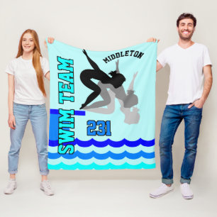 Schwimmteam-Tauchteam Fleecedecke