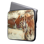 Schwimmtiger Laptopschutzhülle (Vorderseite Links)