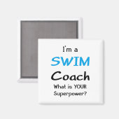 Schwimmtrainer Magnet (Vorderseite/Rückseite)