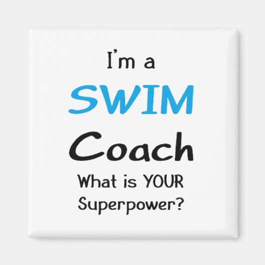 Schwimmtrainer Magnet (Vorne)