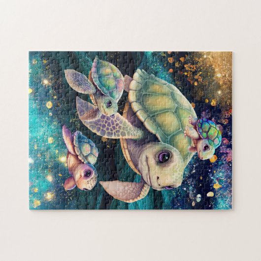 Schwimmturnen Puzzle (Horizontal)