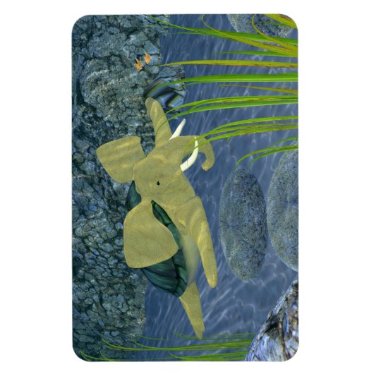 Schwimmturphant Magnet (Vertikal)