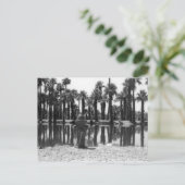 Schwimmunterricht Postkarte (Stehend Vorderseite)