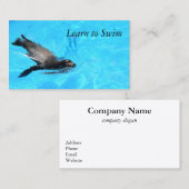 Schwimmunterricht Visitenkarte (Vorne/Hinten)