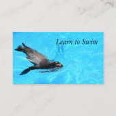 Schwimmunterricht Visitenkarte (Vorderseite)