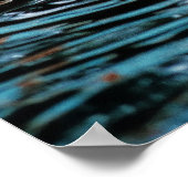 Schwimmwal Poster (Ecke)