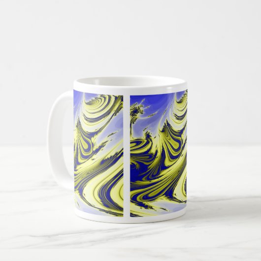SCHWIMMWASSER KAFFEETASSE (Vorderseite Links)