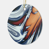 SCHWIMMWASSER KERAMIK ORNAMENT (Links)