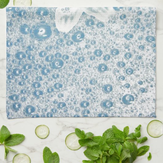 Schwimmwasserlilie Geschirrtuch (Gefaltet)