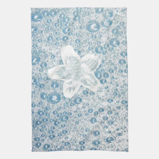 Schwimmwasserlilie Geschirrtuch (Vertikal)
