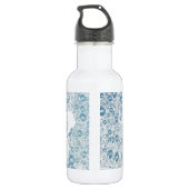Schwimmwasserlilie Trinkflasche (Rückseite)