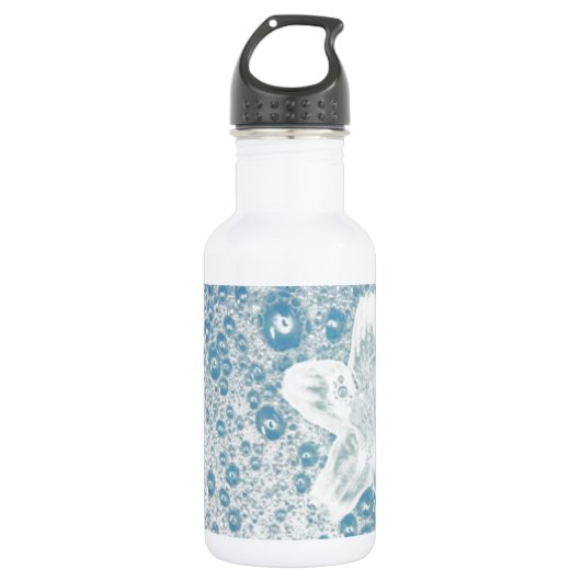 Schwimmwasserlilie Trinkflasche (Vorderseite)