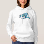 Schwimmwelle Hoodie (Vorderseite)