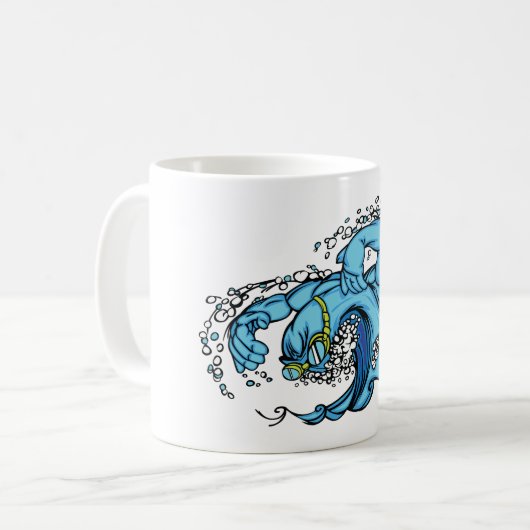 Schwimmwelle Kaffeetasse (Vorderseite Links)
