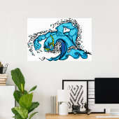 Schwimmwelle Poster