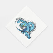 Schwimmwelle Serviette (Ecke)