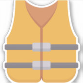 Schwimmweste Aufkleber (Vorderseite)