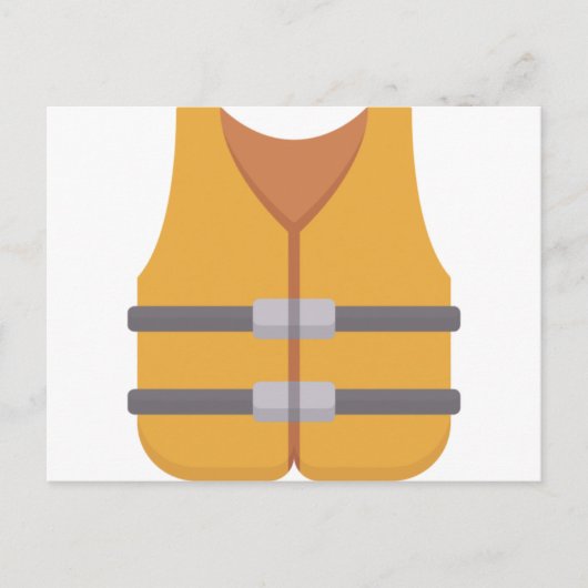 Schwimmweste Postkarte (Vorderseite)