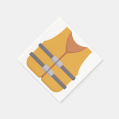 Schwimmweste Serviette (Ecke)