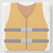 Schwimmweste Steinuntersetzer (Vorderseite)