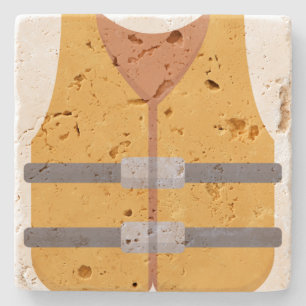 Schwimmweste Steinuntersetzer