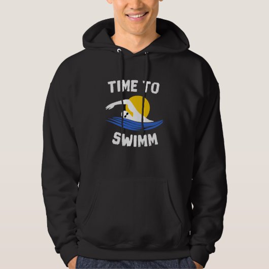 Schwimmzeit Hoodie (Vorderseite)