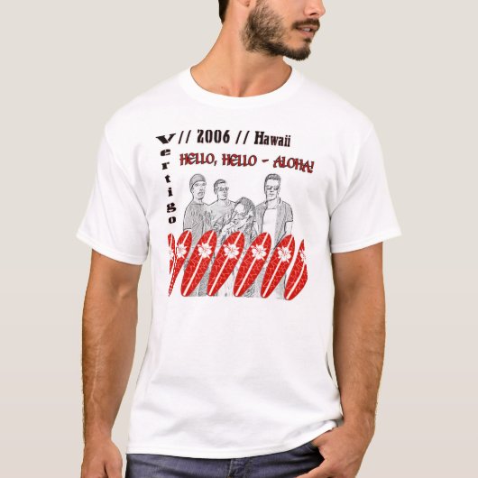 Schwindel Hawaii T-Shirt (Vorderseite)